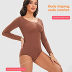 Shapewear Bodysuit Long-sleeve