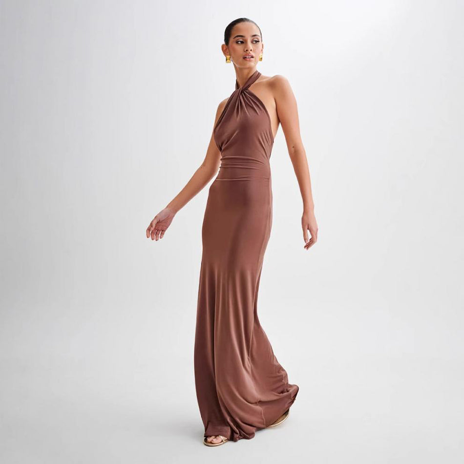 Ethereal Halter Gown