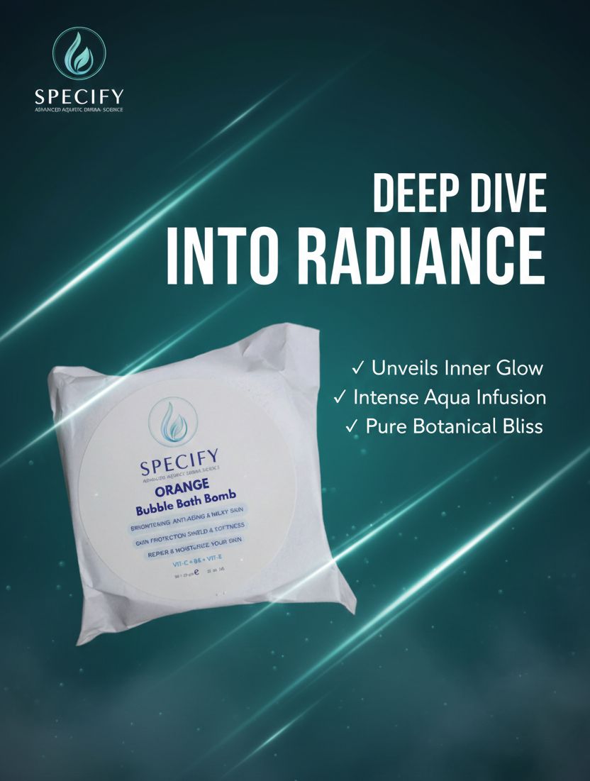 Orange Bubble Bath Bomb