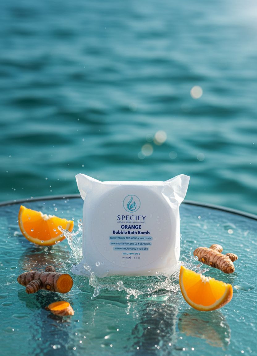 Orange Bubble Bath Bomb