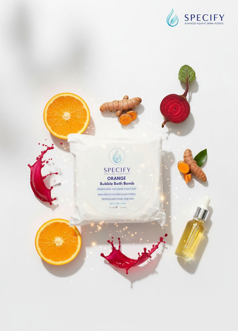 Orange Bubble Bath Bomb