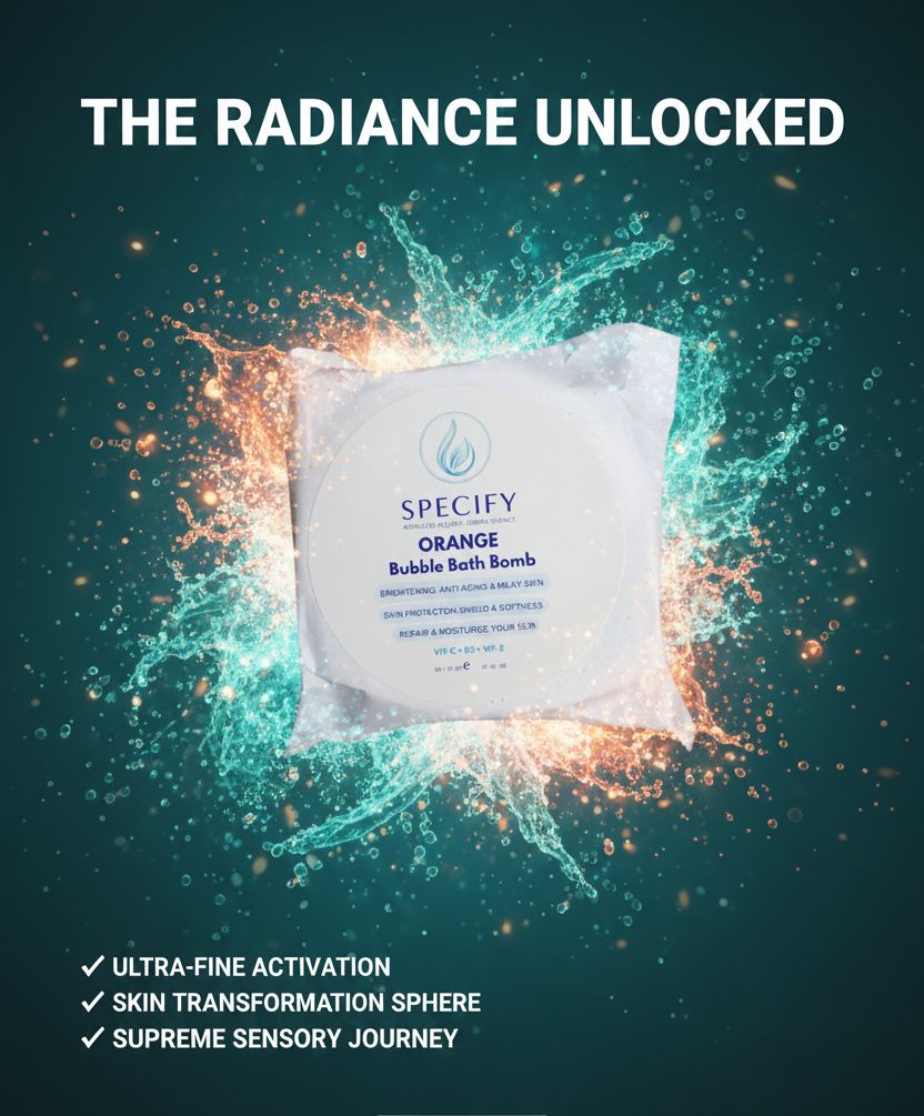 Orange Bubble Bath Bomb