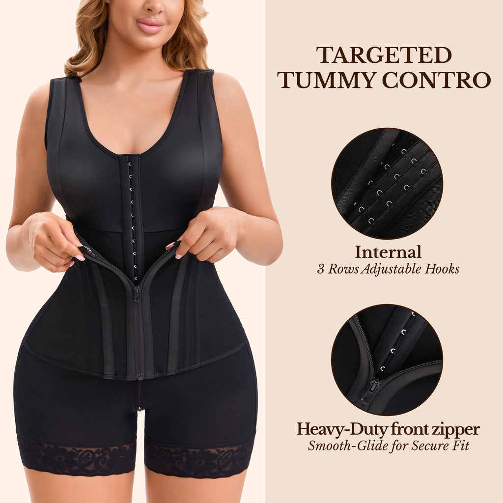 Tummy Control Overbust Shapewear with Butt Lifter Post Surgery Compression