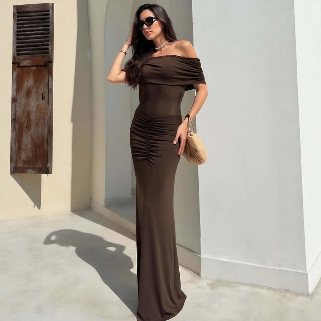 Pleated Party Dress