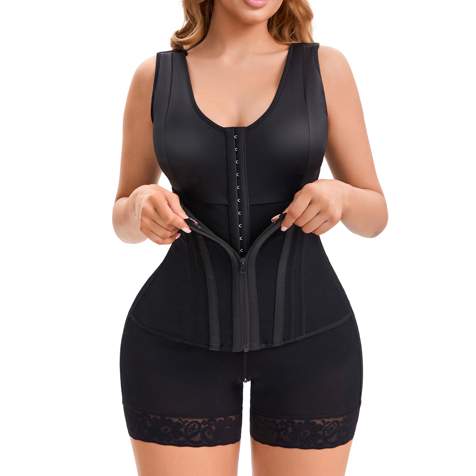 Tummy Control Overbust Shapewear with Butt Lifter Post Surgery Compression
