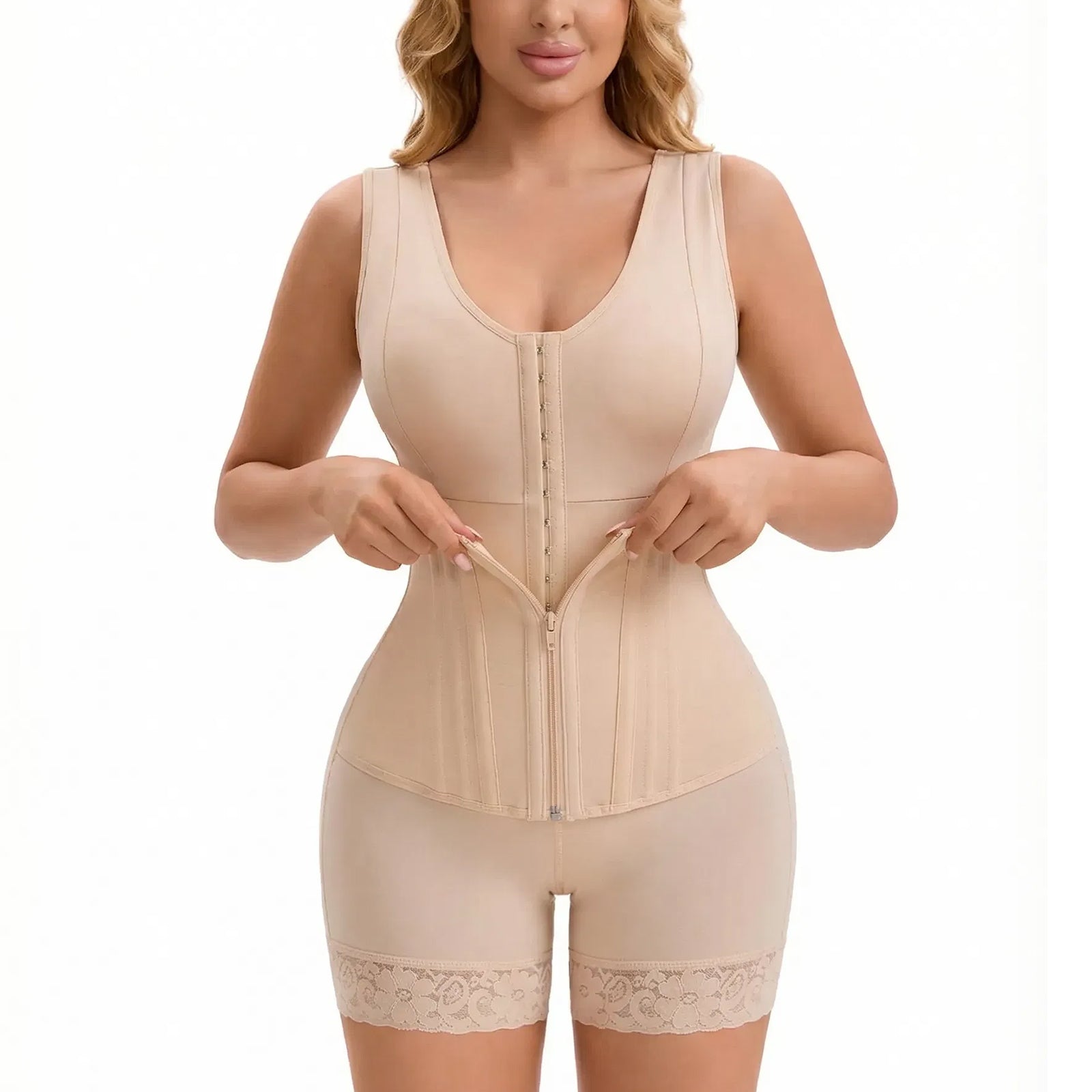 Tummy Control Overbust Shapewear with Butt Lifter Post Surgery Compression